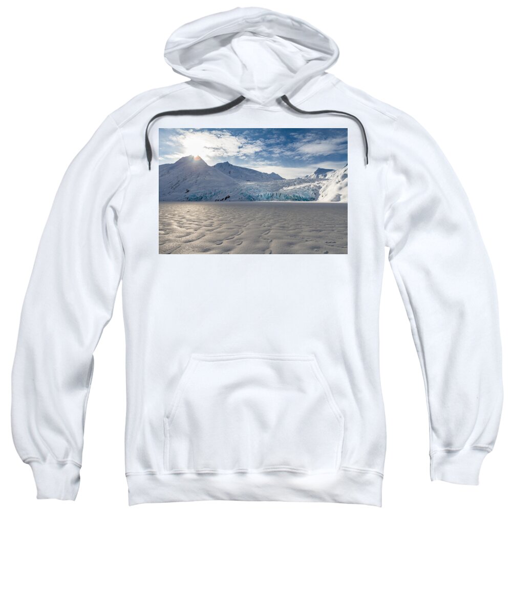 Alaska Sweatshirt featuring the photograph Portage Glacier, Alaska by Scott Slone