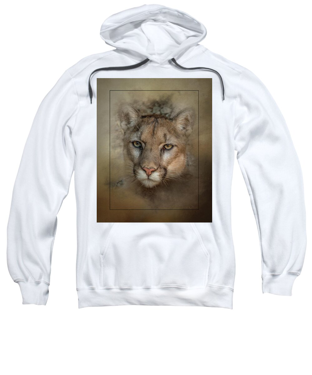 Wildlife Sweatshirt featuring the photograph Portrait of Cruz by Teresa Wilson
