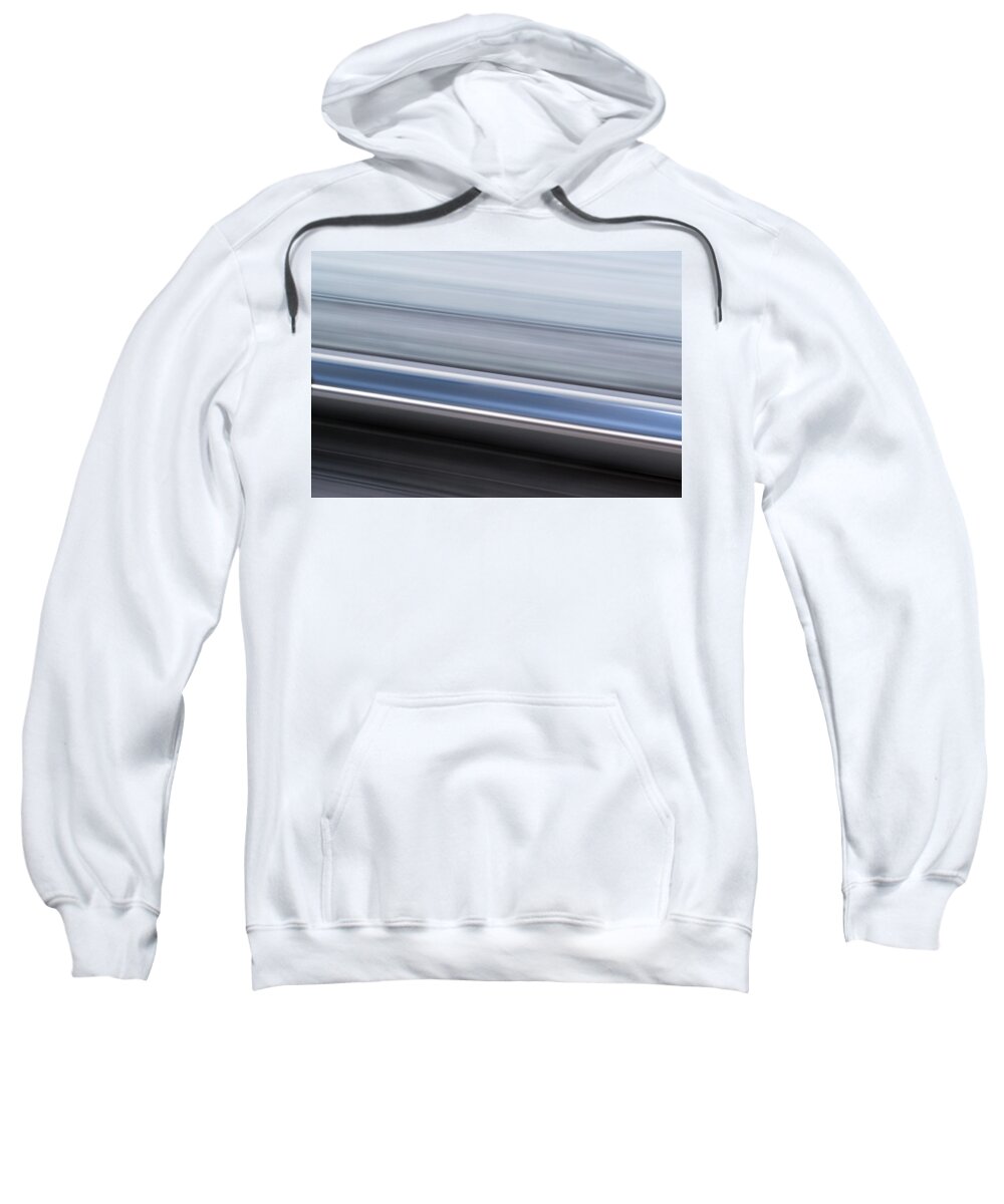 Background Sweatshirt featuring the photograph Railway Lines by John Williams
