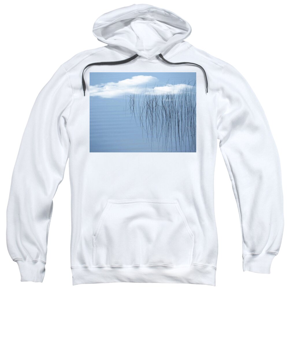 Reeds Sweatshirt featuring the photograph Reeds Variation 6 by Tom Reynen