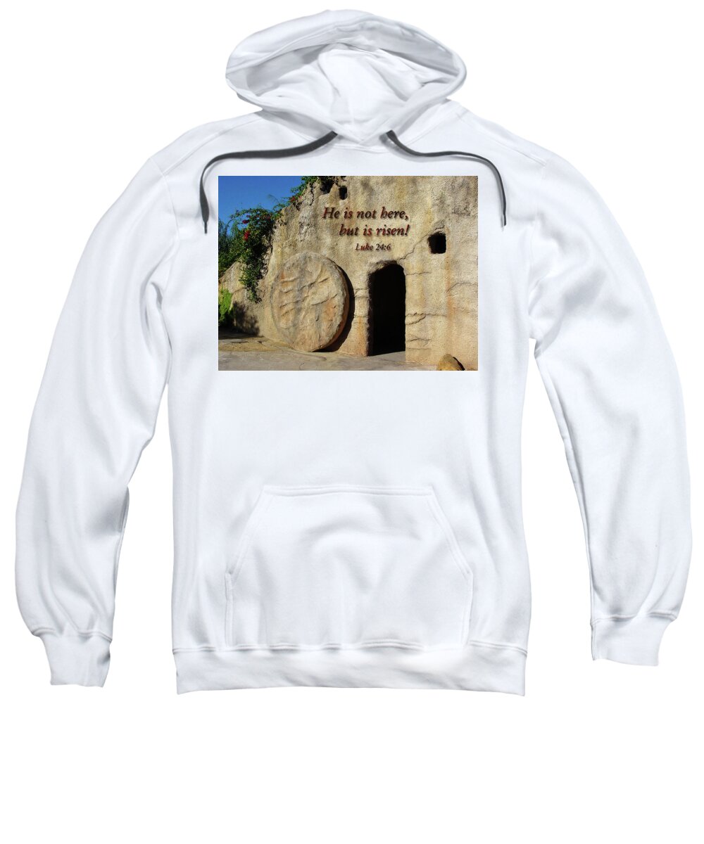 Easter Sweatshirt featuring the photograph Resurrection by Jill Lang