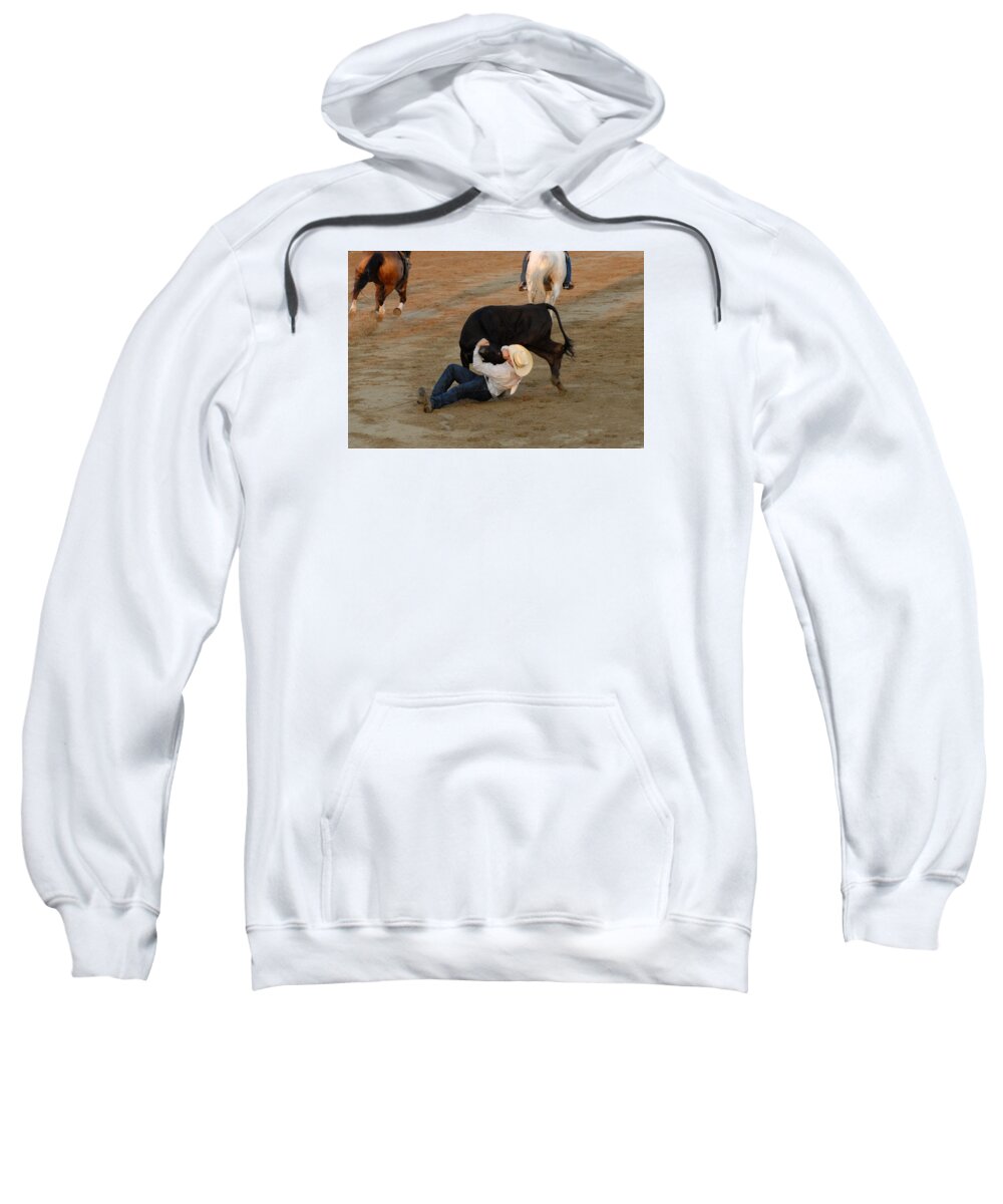 Rodeo Sweatshirt featuring the photograph Rodeo 341 by Joyce StJames