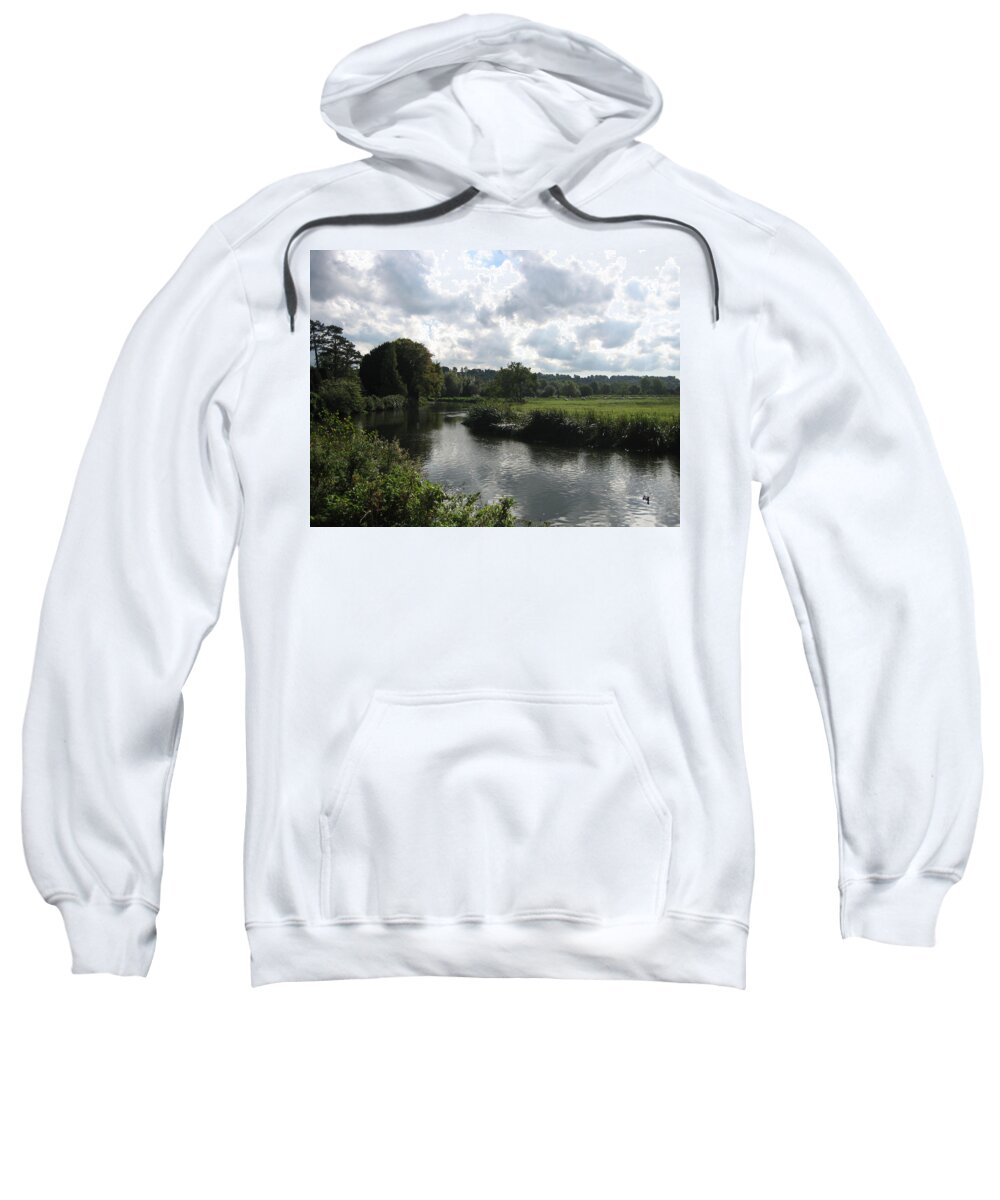 Salisbury Photograph Print Sweatshirt featuring the photograph Salisbury by Annette Hadley