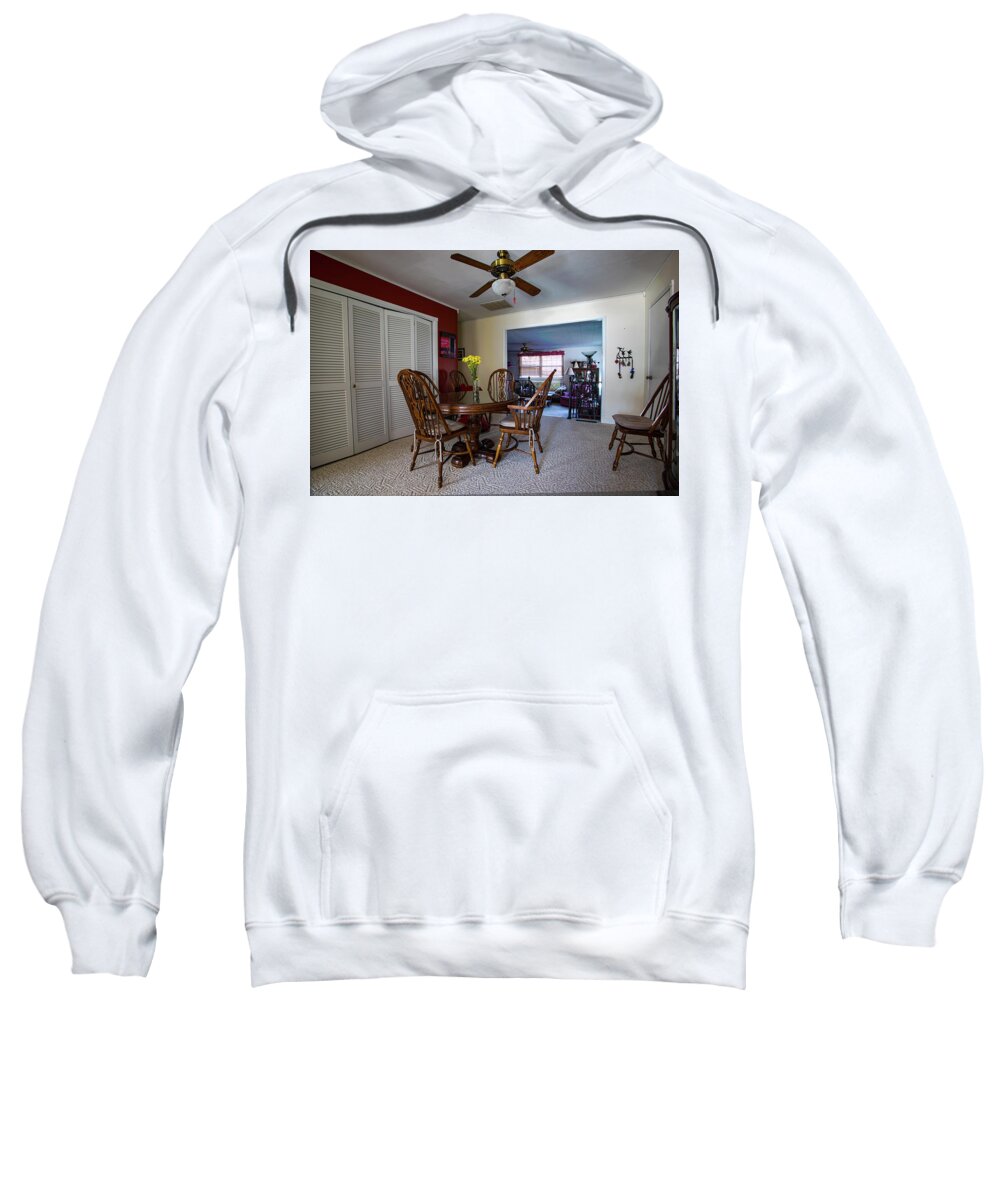 Real Estate Photography Sweatshirt featuring the photograph Sample 908 Dining room by Jeff Kurtz