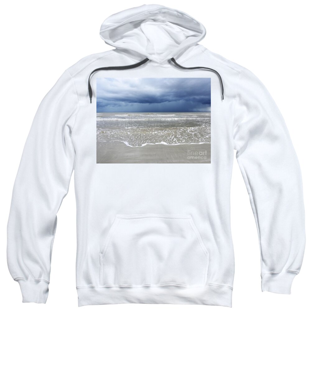 Sea Sweatshirt featuring the photograph Sea Storm by Jan Gelders