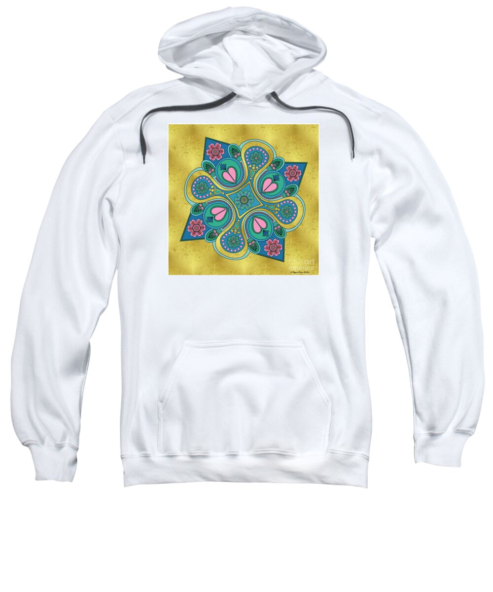 Design Sweatshirt featuring the digital art Something3 by Megan Dirsa-DuBois