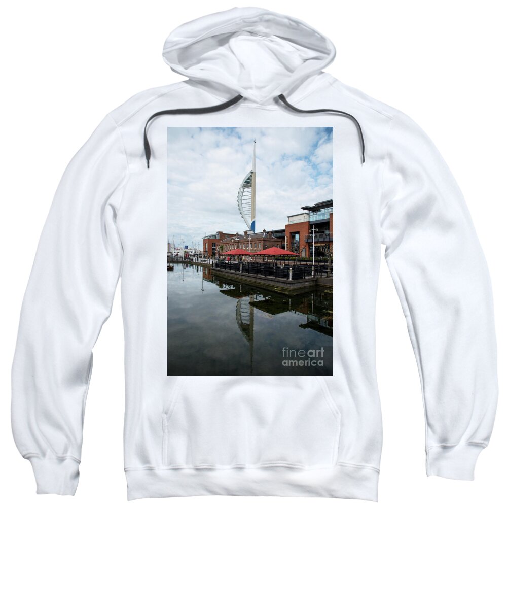 Spinnaker Sweatshirt featuring the photograph Spinnaker Tower Portsmouth by Chris Thaxter