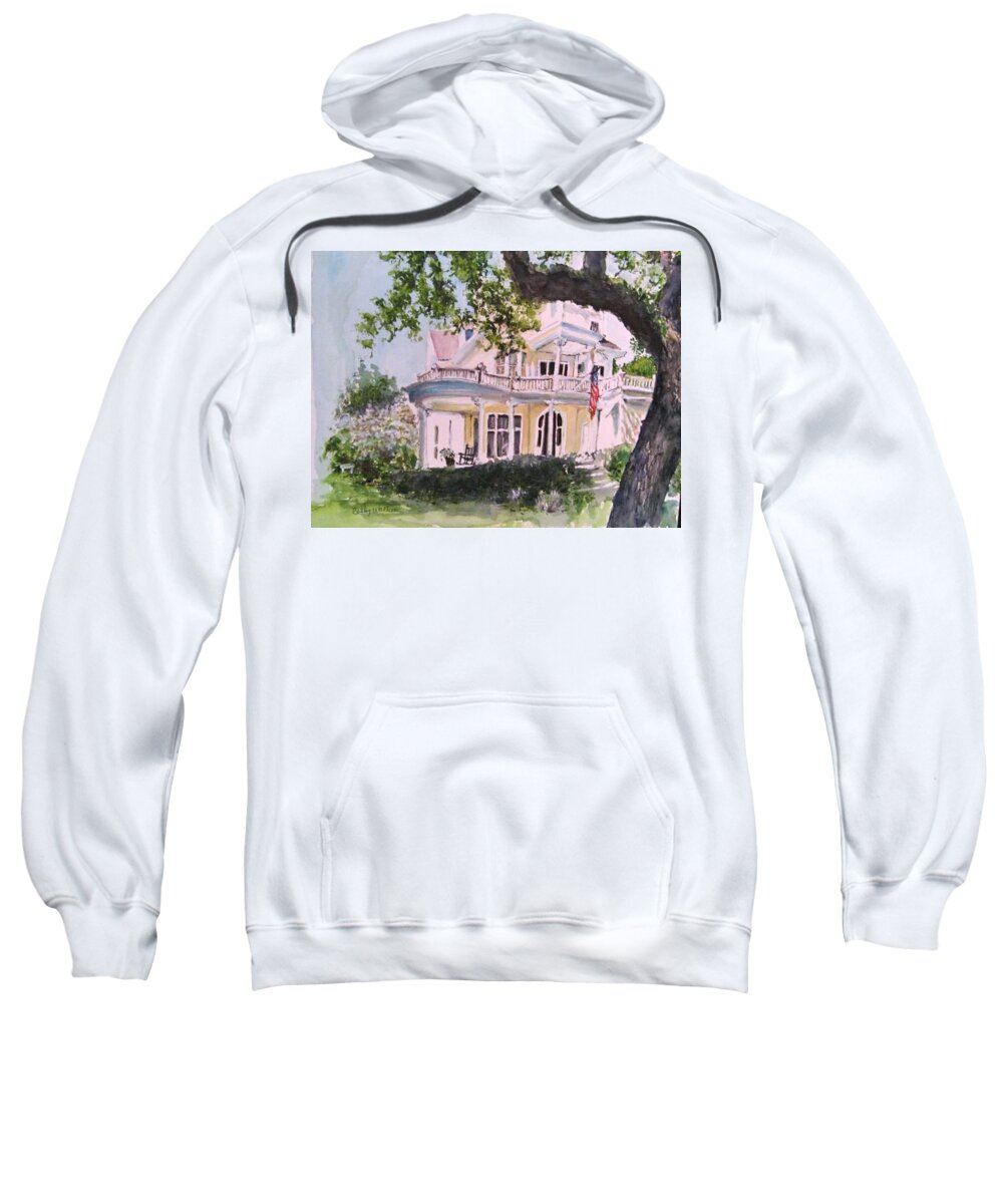 New Orleans Sweatshirt featuring the painting St Charles @ Valance New Orleans by Bobby Walters