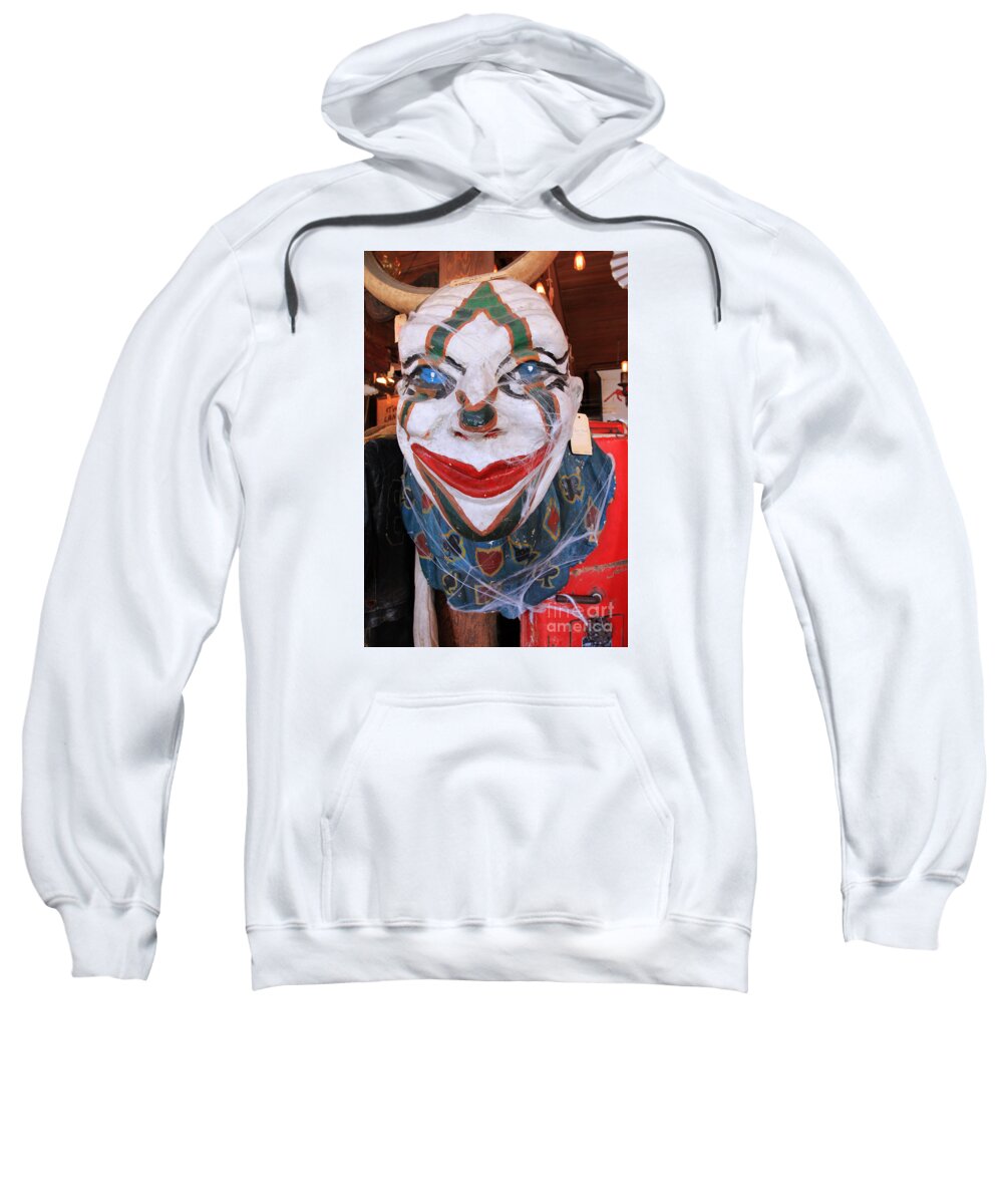 Clown Sweatshirt featuring the photograph Staring Back at You by Jennifer Robin