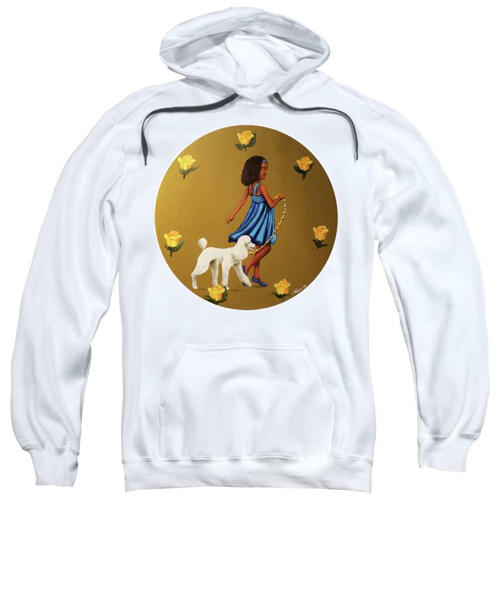 Sigma Sweatshirt featuring the painting Strut into this light by Jerome White