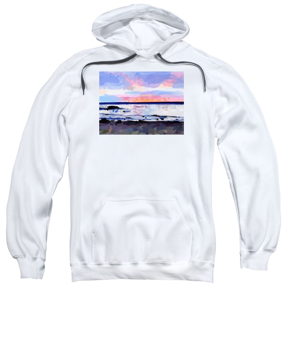 Headlands Sweatshirt featuring the photograph Sunrise by Melissa Abbott