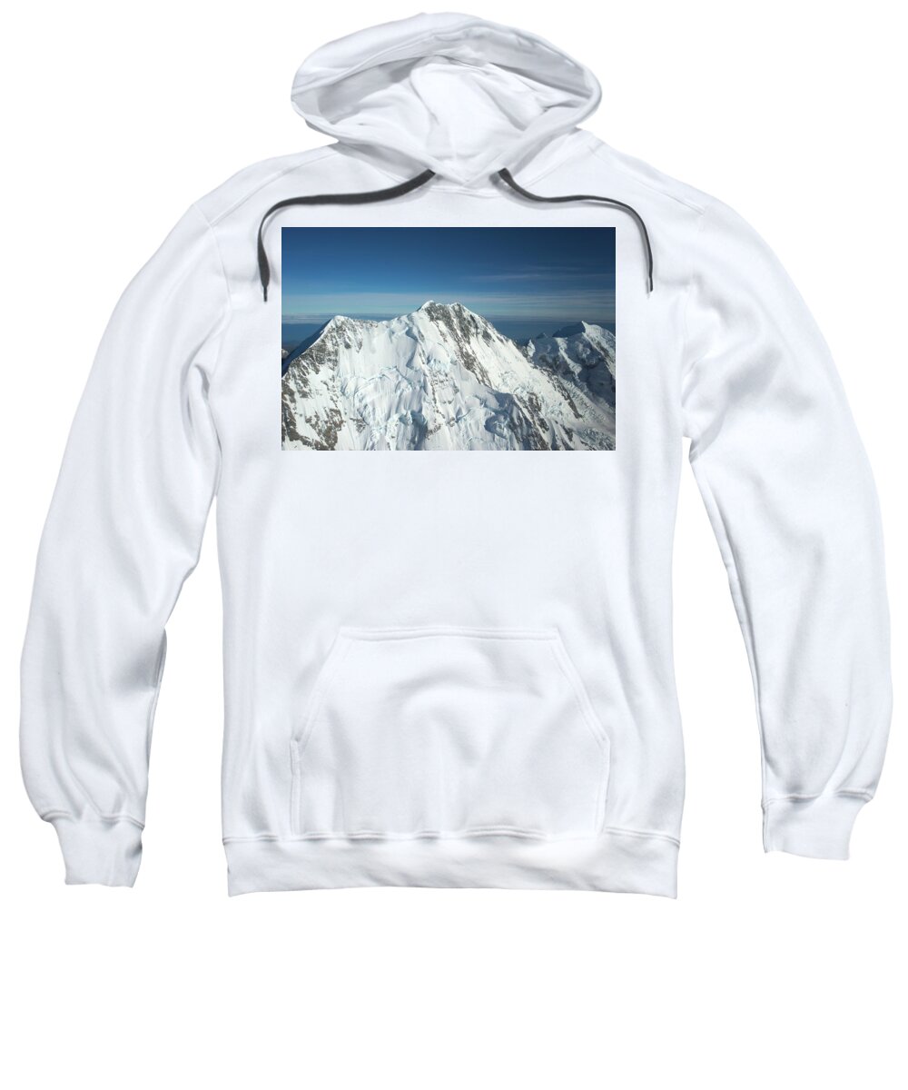 Mount Cook Sweatshirt featuring the photograph The Cook by Ivan Franklin