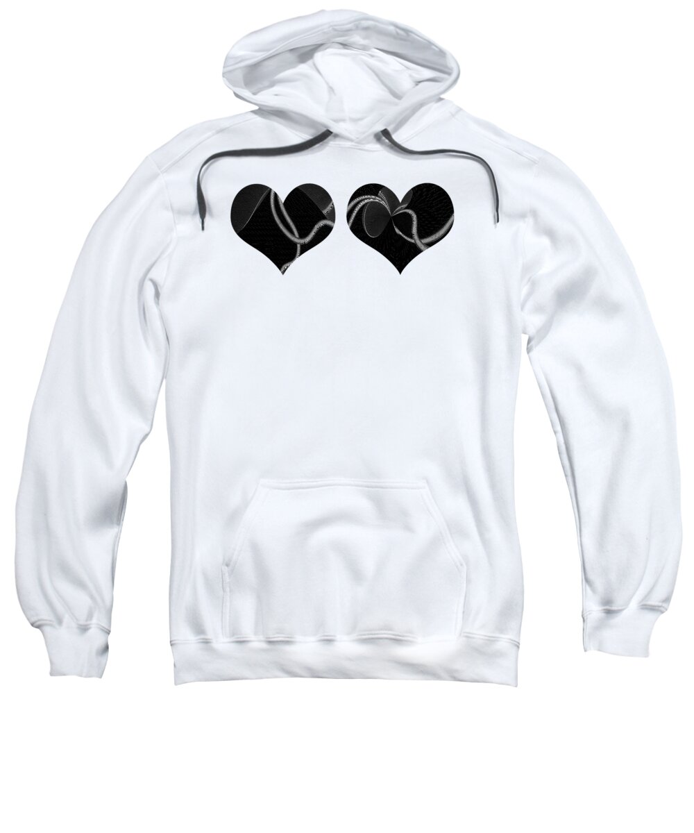 Heart Sweatshirt featuring the photograph The Dance of Two Hearts by Marilyn Cornwell