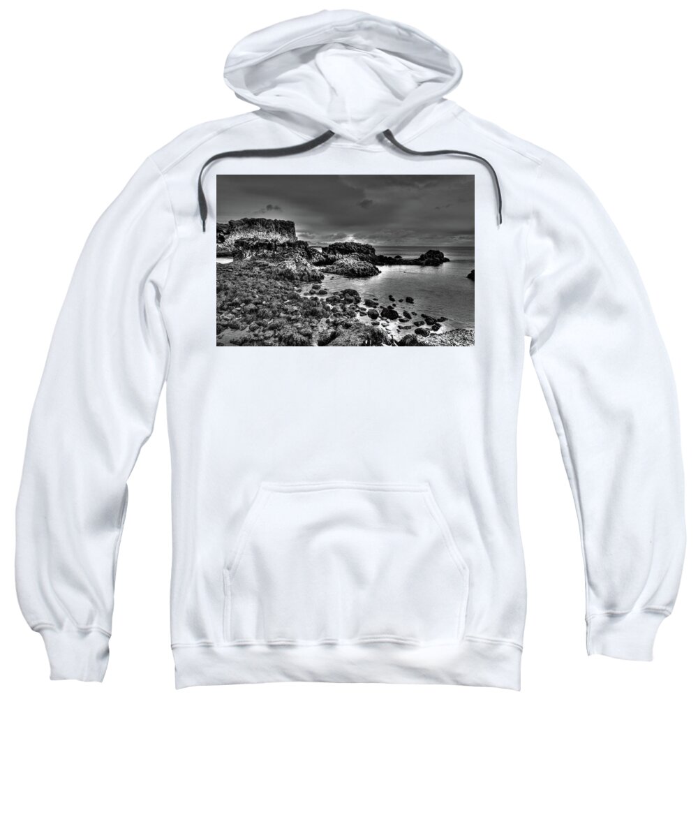 Europe Sweatshirt featuring the photograph The Tide Pools at Hellnar at low tid by Matt Swinden