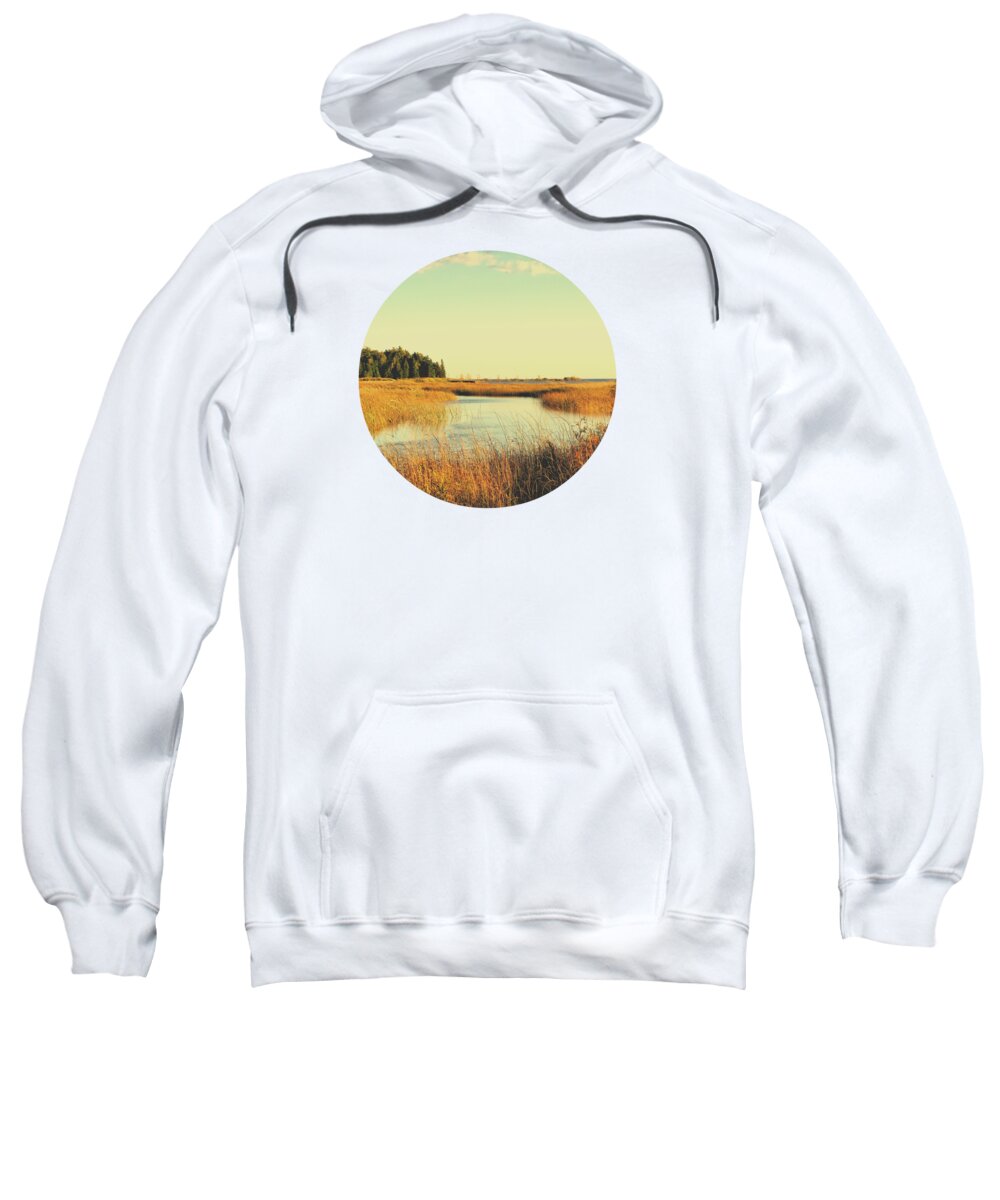 Stream Sweatshirt featuring the photograph Those Golden Days by Mary Wolf