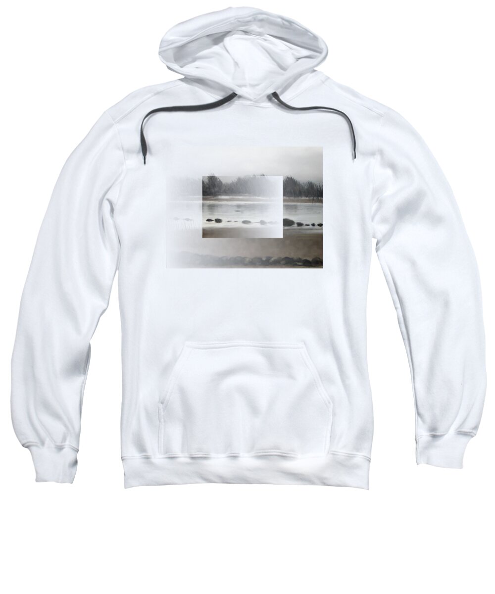 Trees Sweatshirt featuring the painting Too early out by Ivana Westin
