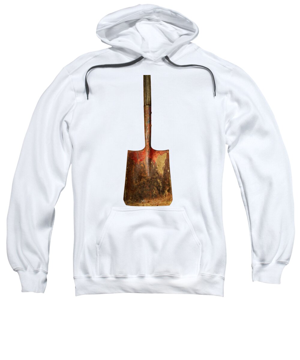 Antique Sweatshirt featuring the photograph Tools On Wood 2 on BW by YoPedro
