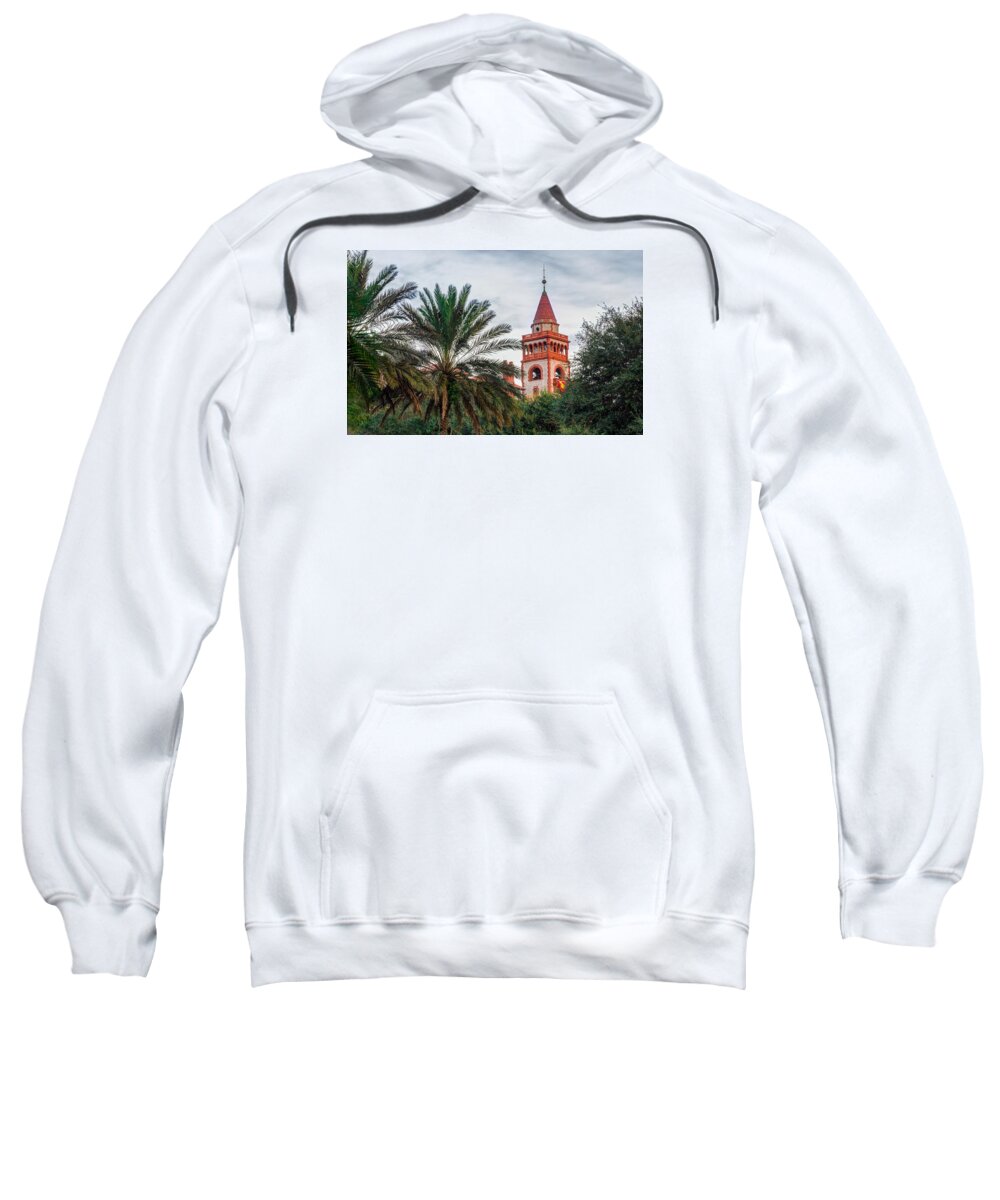 America Sweatshirt featuring the photograph Tower At Flagler College by Traveler's Pics