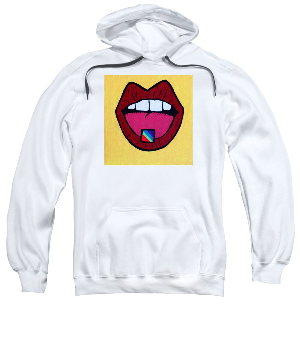Popart Sweatshirt featuring the photograph Tripping by Annie Walczyk