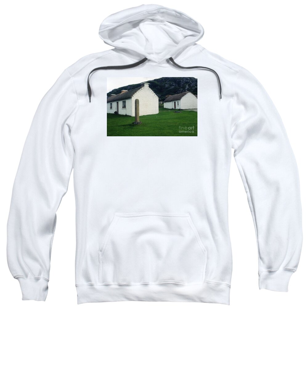 House Sweatshirt featuring the photograph Valentia Island Homes by Joe Cashin