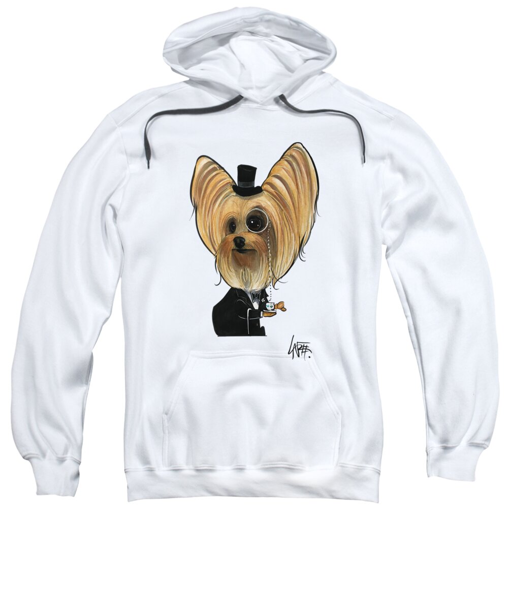 Vca Sweatshirt featuring the drawing VCA Dones by Canine Caricatures By John LaFree