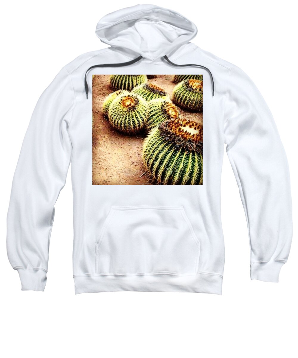 Beautiful Sweatshirt featuring the photograph Very Stranch #cactus Plants In Tenerife by Richard Atkin