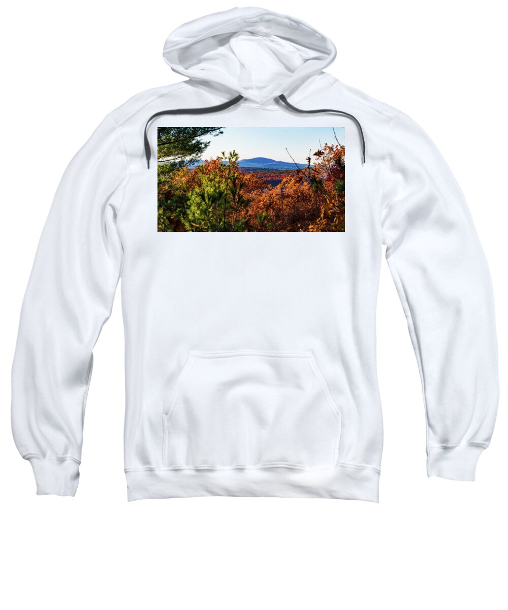 Wachusett Sweatshirt featuring the photograph Wachusett in Fall by Robert McKay Jones