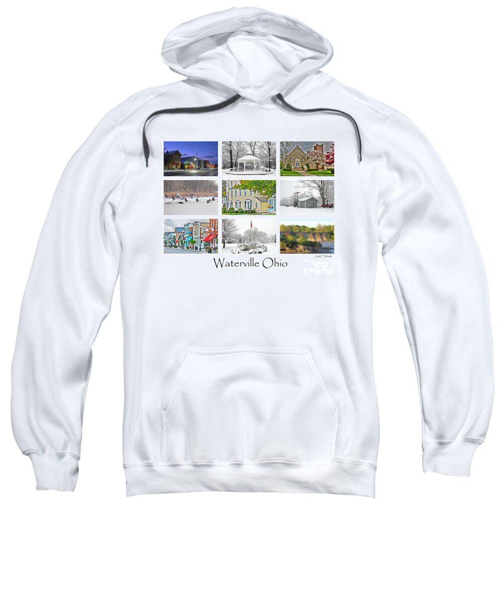 Waterviile Ohio Collection Sweatshirt featuring the photograph Waterville Ohio by Jack Schultz