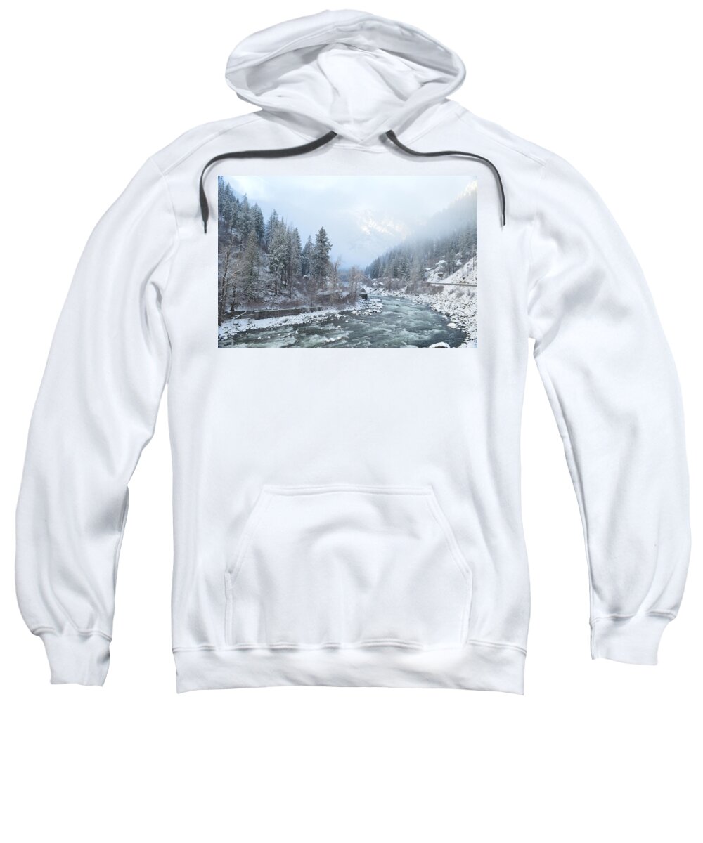 River Sweatshirt featuring the photograph Wenatchee River by Brian O'Kelly