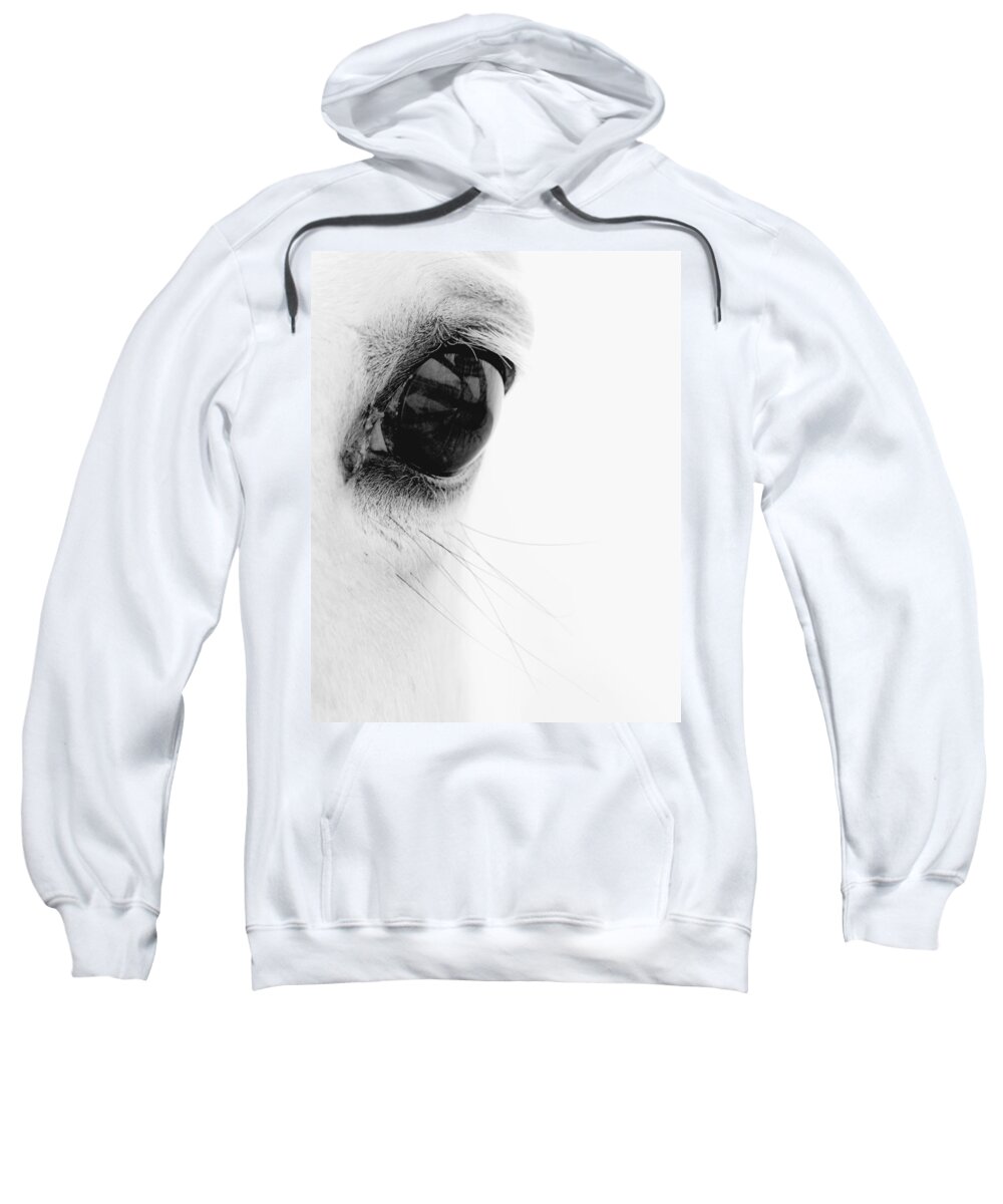 Animal Sweatshirt featuring the photograph Window to the Soul by Ron McGinnis