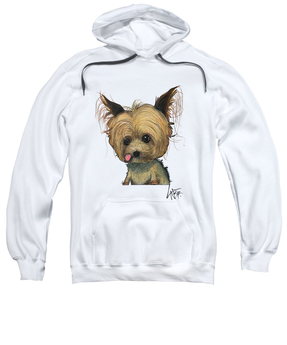 Copeland 4644 Sweatshirt featuring the drawing Copeland 4644 by Canine Caricatures By John LaFree
