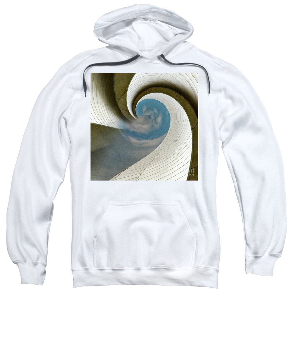 Kauffman Performing Arts Center Sweatshirt featuring the photograph Variations On Kauffman Performing Arts Center #5 by Doug Sturgess