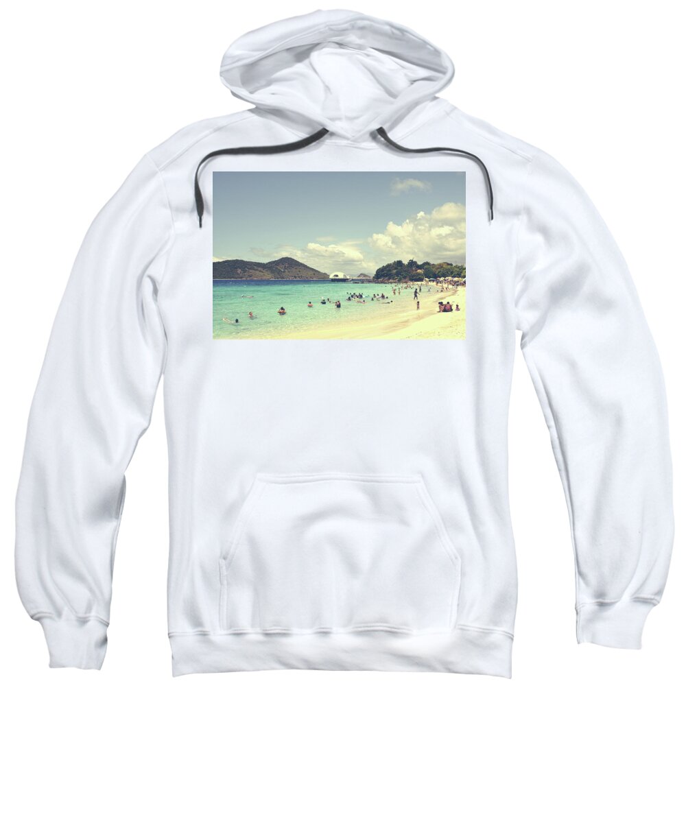 Beach Sweatshirt featuring the photograph Beachscape by Climate Change VI - Sales