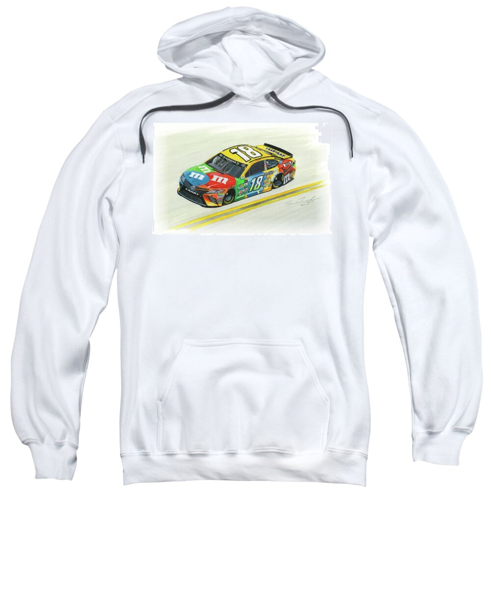 Watercolour Sweatshirt featuring the painting The Bottom Line by Simon Read