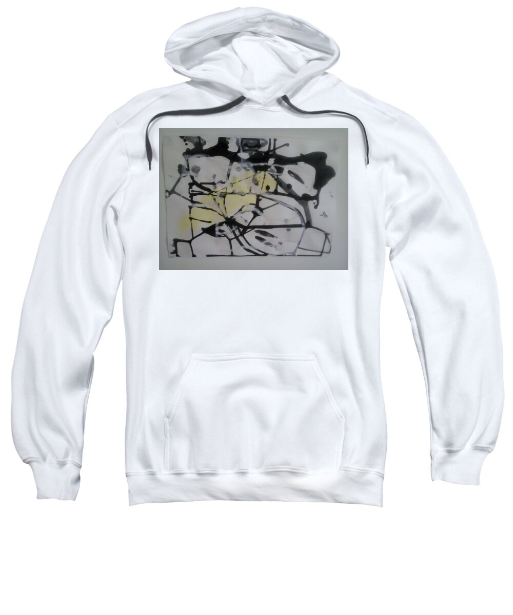  Sweatshirt featuring the painting Caos 25 by Giuseppe Monti