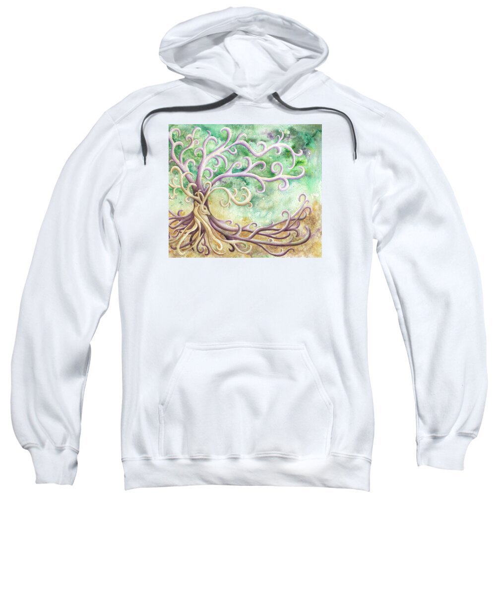 Celtic Sweatshirt featuring the painting Celtic Culture by Lori Taylor