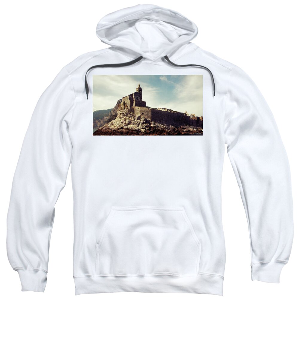 Coast Sweatshirt featuring the photograph Church of San Pietro by Joseph Westrupp