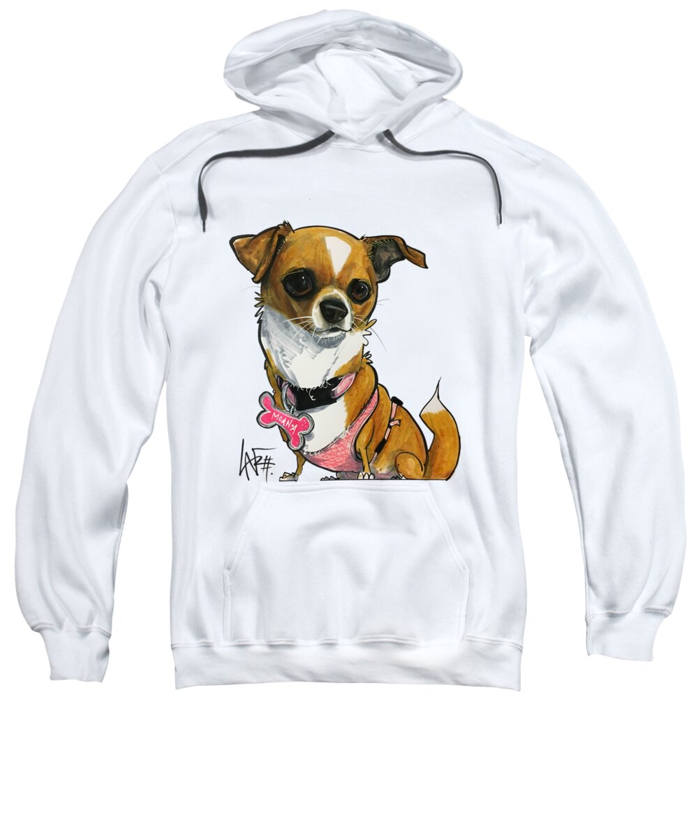 Dibeneditto 4472 Sweatshirt featuring the drawing DiBeneditto 4472 by Canine Caricatures By John LaFree