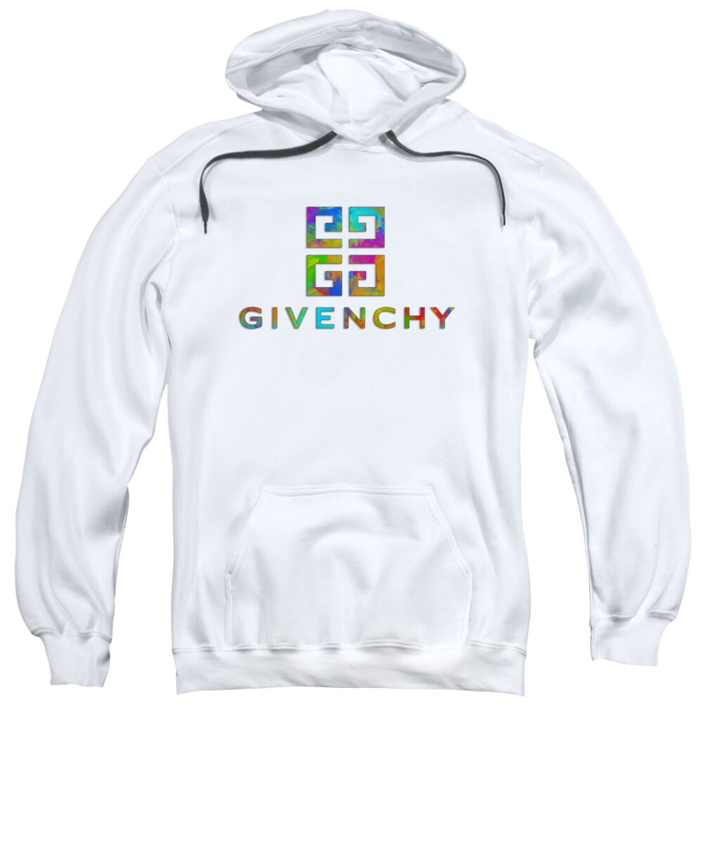 Givenchy Paint Design Adult Pull-Over Hoodie by Ricky Barnard - Fine Art  America