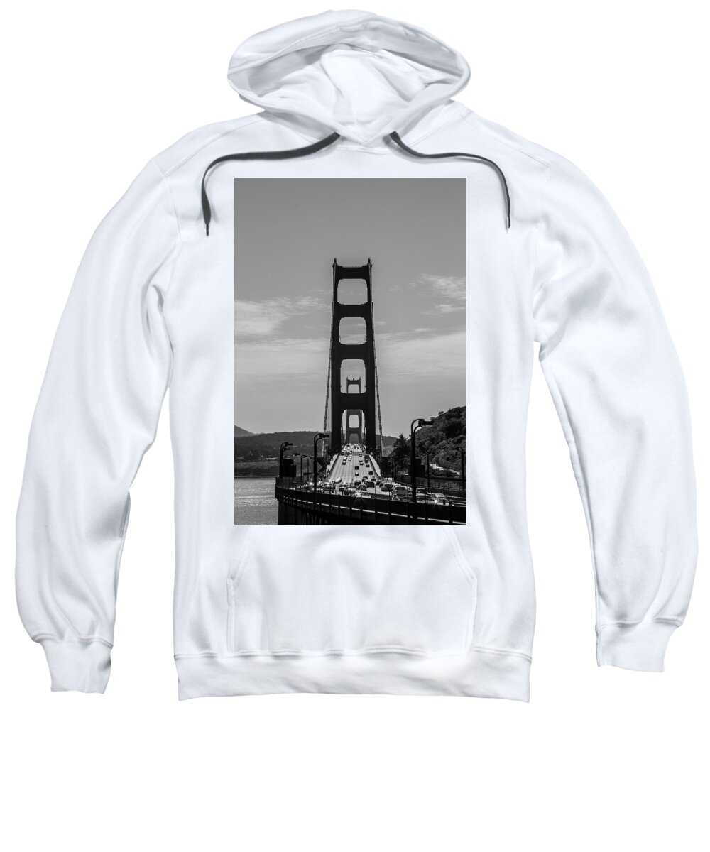 Golden Gate Bridge Sweatshirt featuring the photograph Golden Gate by Stuart Manning
