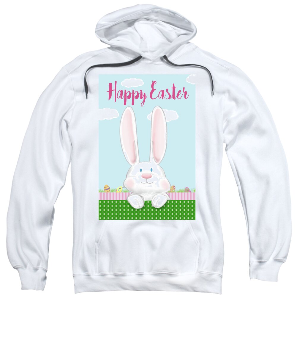 Happy Sweatshirt featuring the digital art Happy Easter I by Sd Graphics Studio