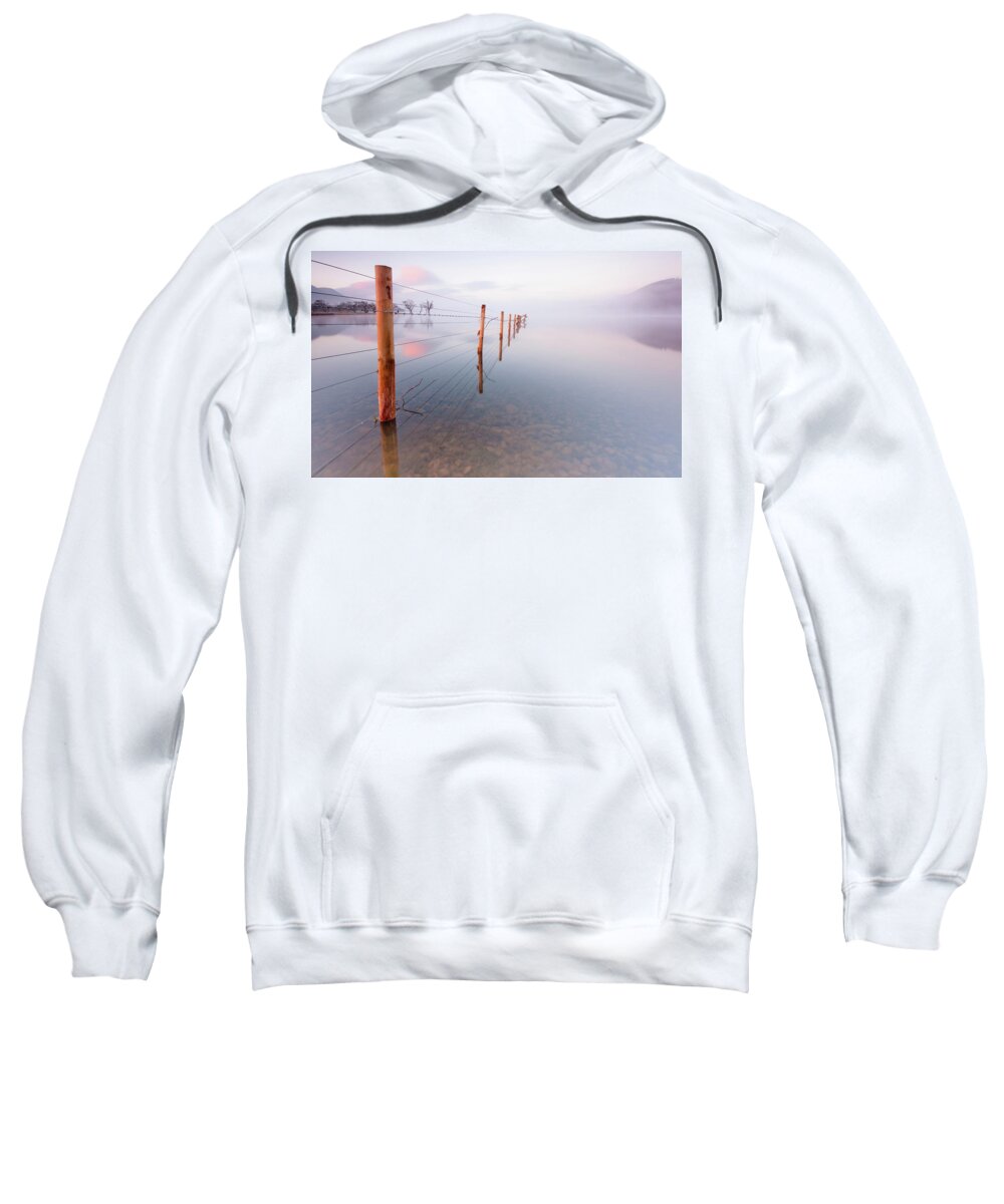 Landscape Sweatshirt featuring the photograph Into Infinity by Anita Nicholson