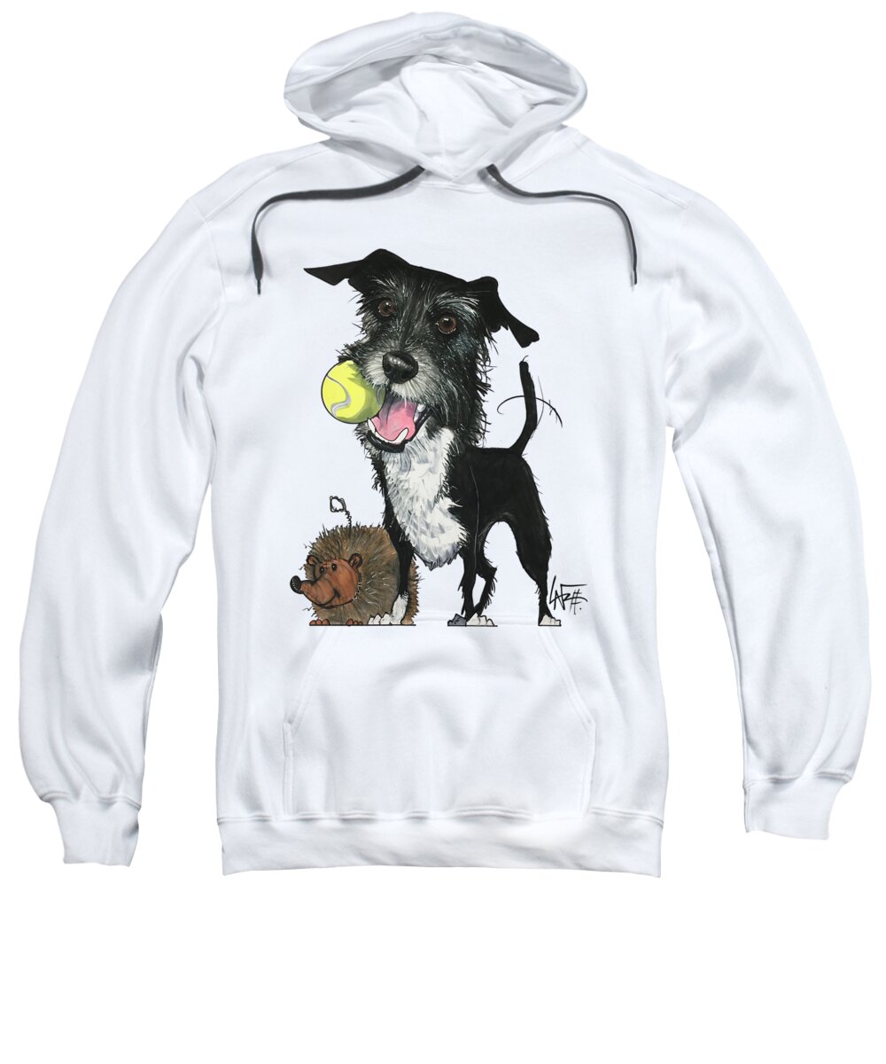 Irvin Sweatshirt featuring the drawing Irvin GC1PET040 by John LaFree