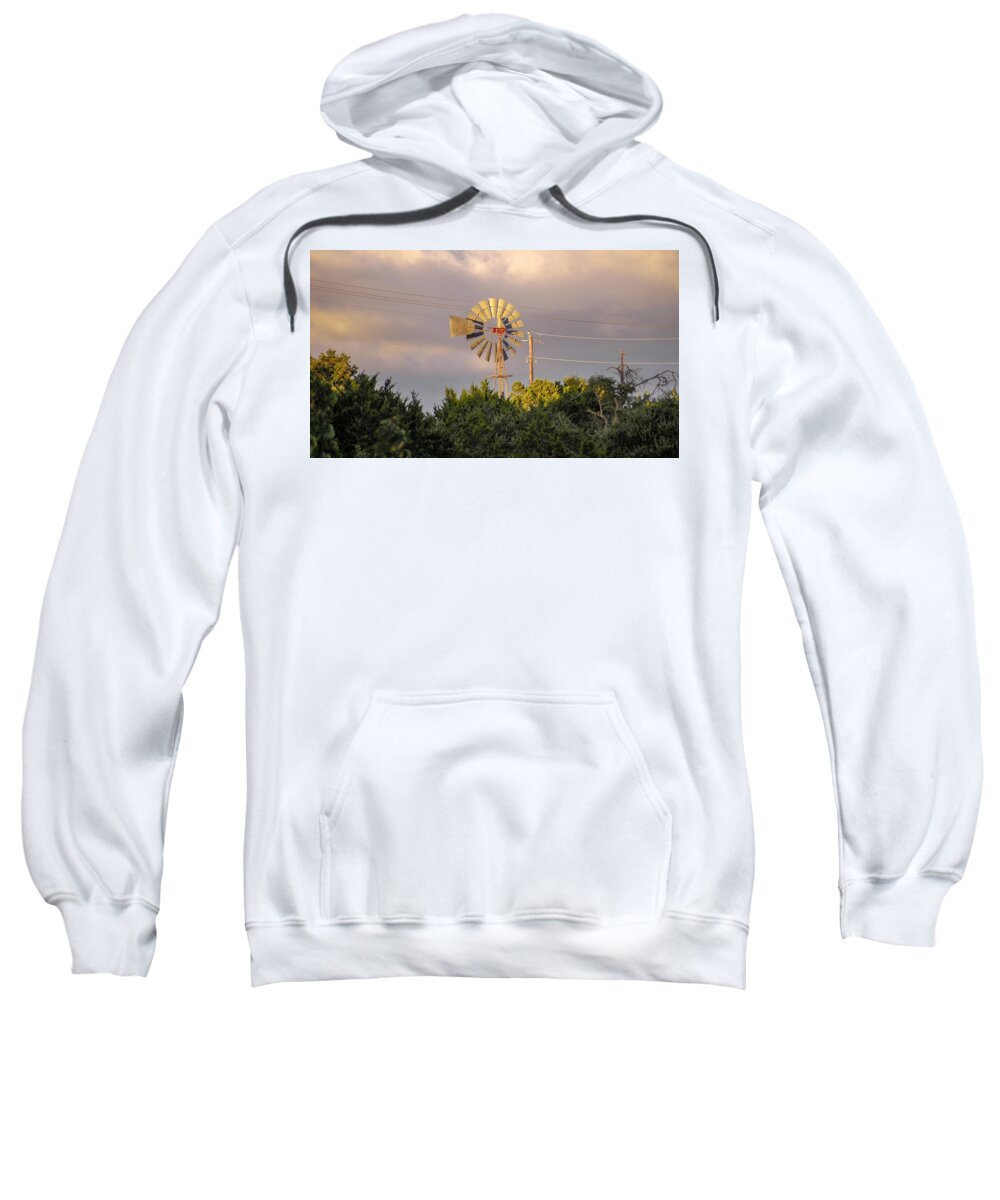 Sky Sweatshirt featuring the photograph Lazy Hill Country Afternoon by Ivars Vilums