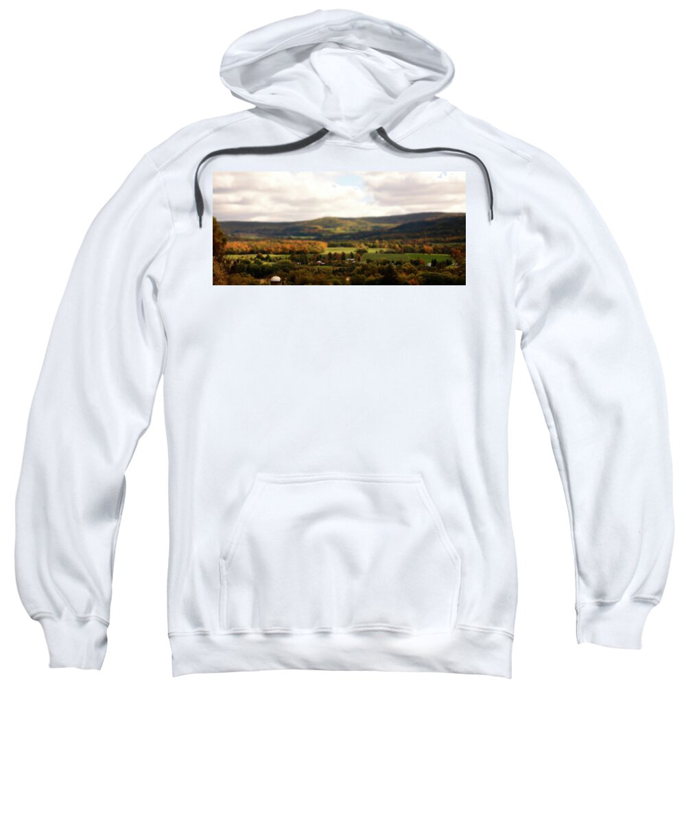 Miniature Sweatshirt featuring the photograph Miniature Middleburgh in New York by Angie Tirado