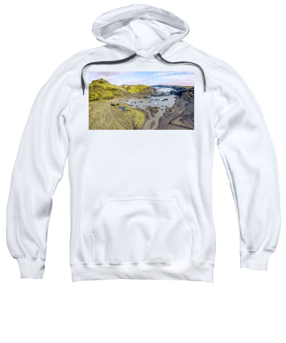 David Letts Sweatshirt featuring the photograph Mountain Glacier by David Letts