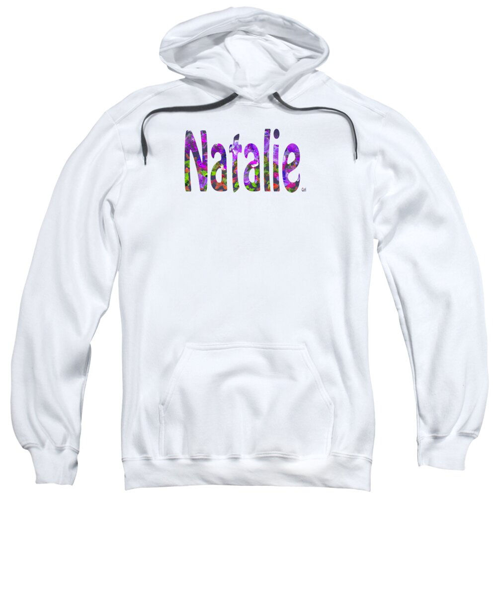 Natalie Sweatshirt featuring the digital art Natalie by Corinne Carroll