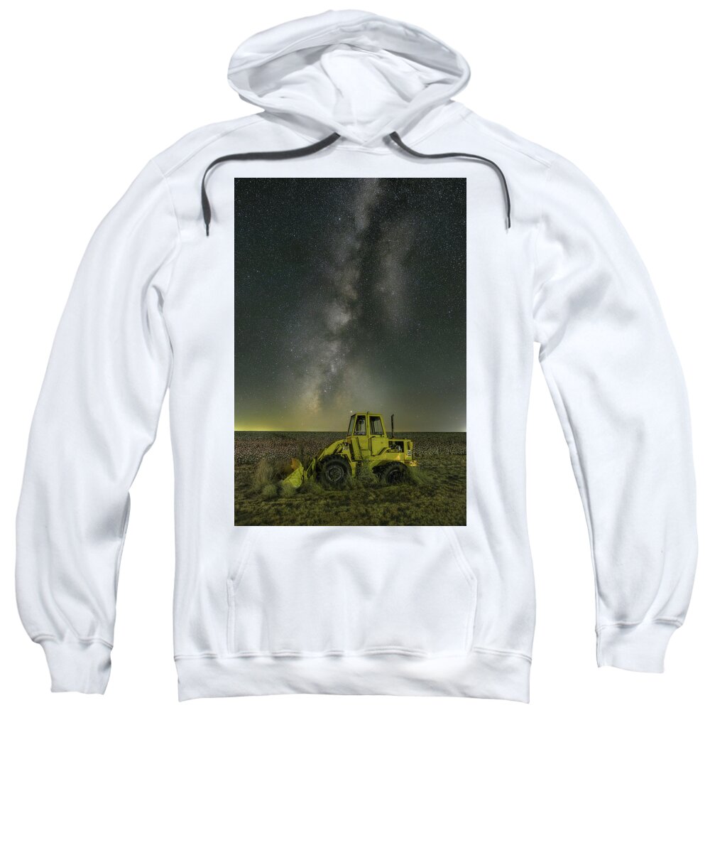 Milky Way Sweatshirt featuring the photograph Night CAT by James Clinich