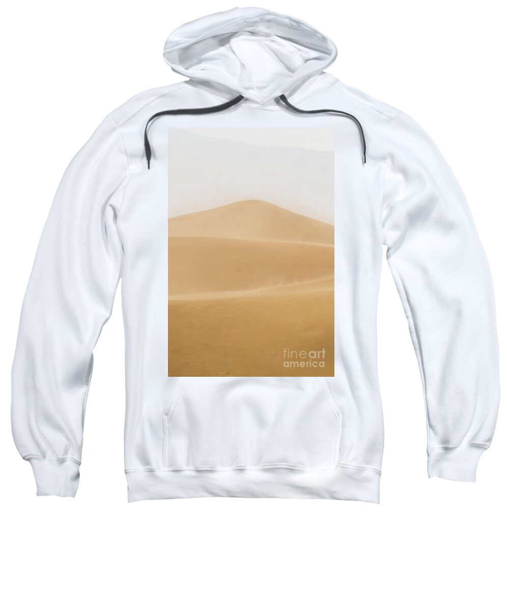  Sweatshirt featuring the photograph Patterned Desert by Dheeraj Mutha