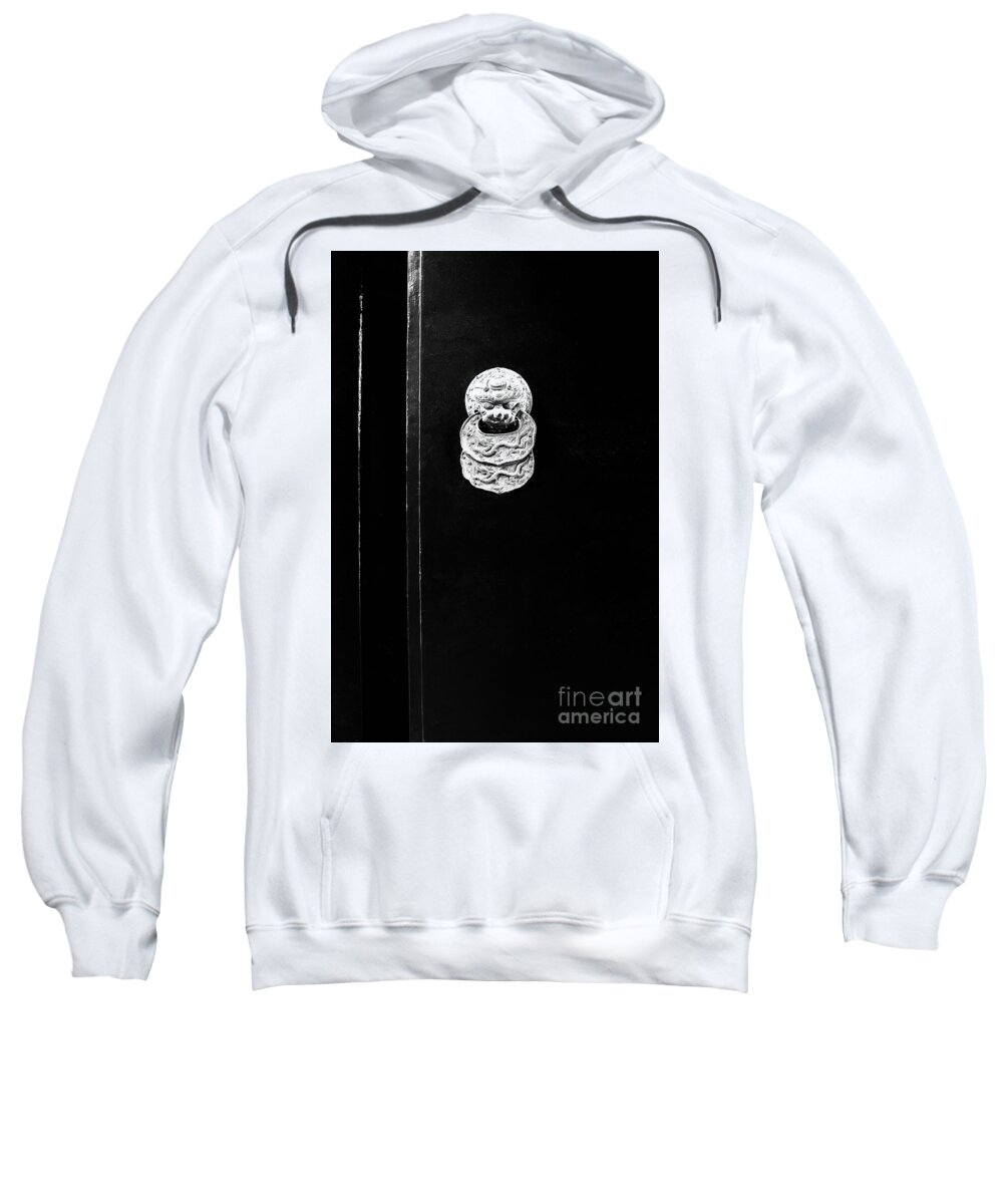 Black And White Photography Sweatshirt featuring the photograph Reminder by Fei A